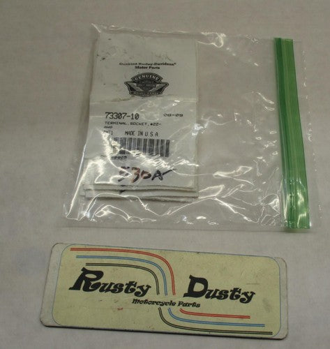 Lot of (5) Harley Davidson Genuine NOS Female Terminal Sockets 73307-1