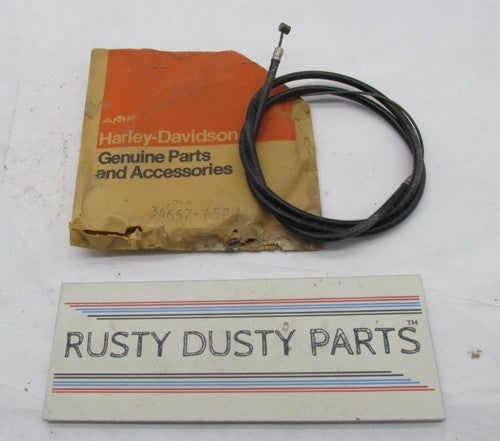Harley Genuine NOS Aermacchi M-50 '65-'66 Shifter Cable & Coil 34657-6