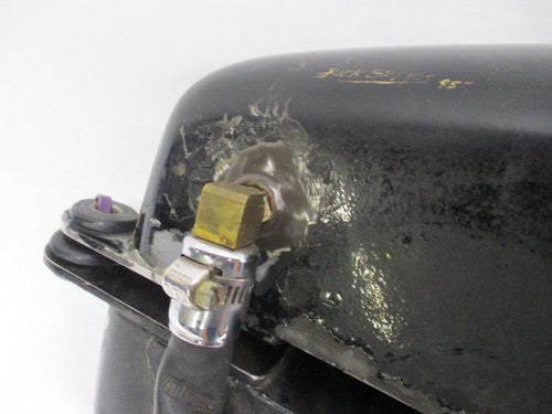 Custom Painted Fiber Glass Dual Gas Tank Dragon Flames Ying/Yang Chopp