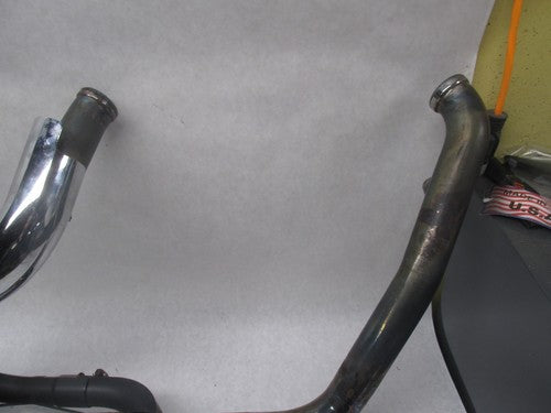 Harley Davidson Softail Rinehart Chrome Scalloped Exhaust System Assem