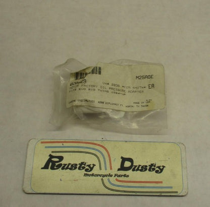 Motor Factory Harley Davidson Oil Pressure Adapter Evo Big Twins 1984-