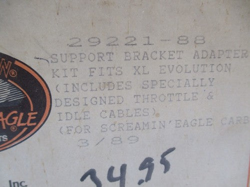 Harley Genuine NOS Screamin Eagle XL Evolution Support Bracket Adapter