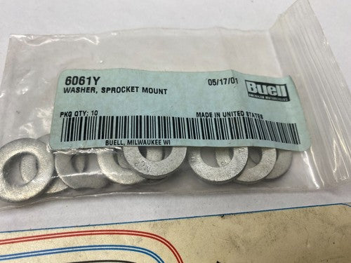 Harley Buell Genuine Sprocket Mount Washers 6061Y Lot (10)