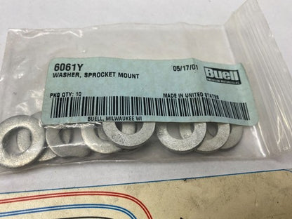 Harley Buell Genuine Sprocket Mount Washers 6061Y Lot (10)