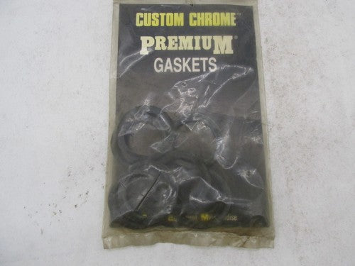Lot of 6 Custom Chrome Rubber Gaskets for Threaded Gas Caps 19-474 611