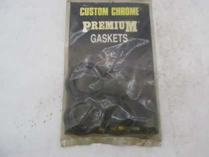 Lot of 6 Custom Chrome Rubber Gaskets for Threaded Gas Caps 19-474 611