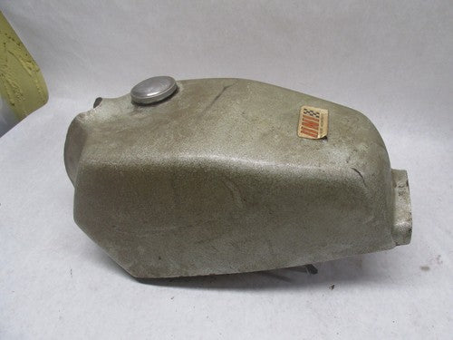Vintage ARHMA Racing Cafe Racer Fiber Glass Gas Fuel Tank Silver Spark