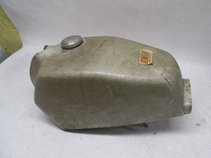 Vintage ARHMA Racing Cafe Racer Fiber Glass Gas Fuel Tank Silver Spark