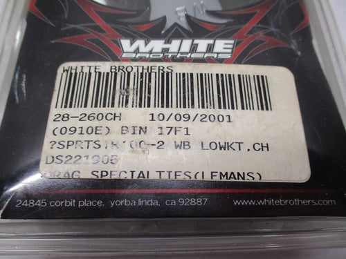 White Brothers 28-260CH Chrome Lowering Kit for 2000-2002 Sportster XL