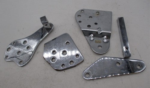 Mixed Lot of Harley Davidson Chrome Foot Peg Highway Peg Control Brack