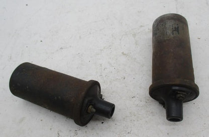 Lot of 2 Vintage Motorcycle Delco Remy Ignition Coils 12V 135