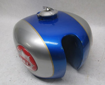 Original Repainted BSA Blue Silver Catalina Gas Fuel Tank Gold Star w/