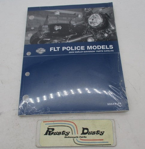 Harley Davidson Official Factory 2009 FLT Police Models Parts Catalog