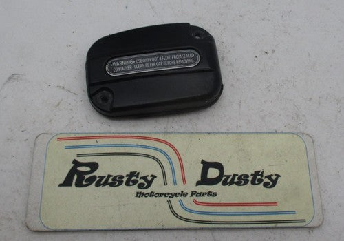 Harley Davidson Black Front Master Cylinder Top Cap Cover 42855-06C