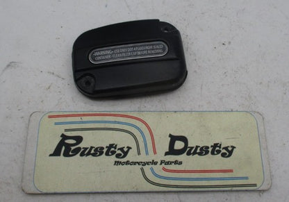 Harley Davidson Black Front Master Cylinder Top Cap Cover 42855-06C