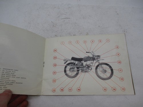 Vintage Original Benelli 65cc Cougar Operation and Maintenance Manual