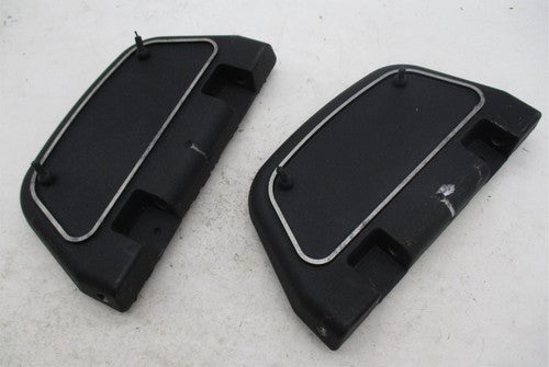 Pair of Harley Davidson Passenger Floorboards Base plates and Rubber I