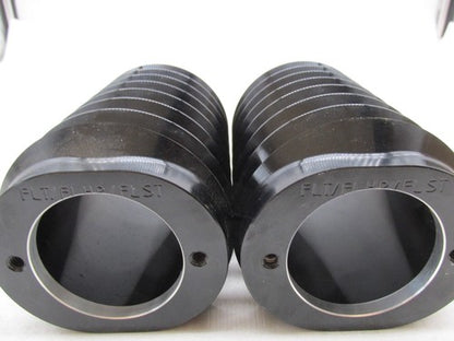 Pair of Harley Arlen Ness FLT FLHR FLST Black Metal Fork Gaiters Cover