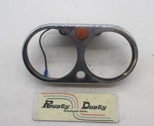 Harley Davidson Sportster Chrome Dual Gauge Speedo Tach Mount Mounting