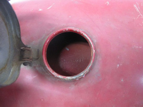 Vintage Original Paint Moto Guzzi Red RARE Gas Fuel Tank Unknown Model