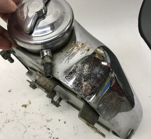 HARLEY DAVIDSON XLH SPORTSTER IRONHEAD Chrome OIL TANK BAG CAN