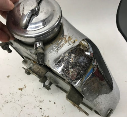 HARLEY DAVIDSON XLH SPORTSTER IRONHEAD Chrome OIL TANK BAG CAN