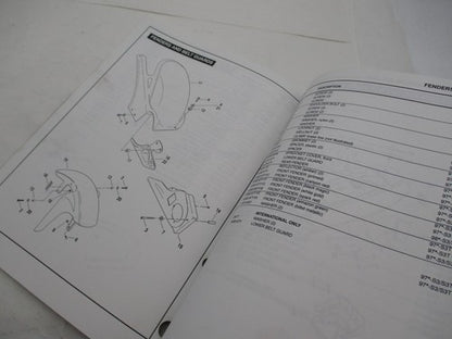 Harley Buell Official 1997-1998 Thunderbolt S3 / S3T  Parts Catalog 99