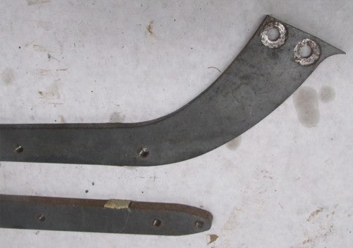 Harley Davidson Custom Chopper Raw Iron Fender Struts Softail Touring