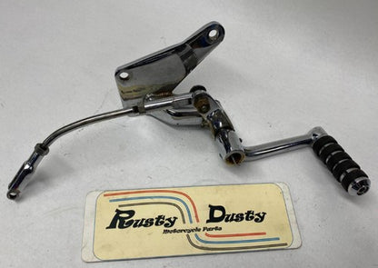 Harley Davidson Chrome Aftermarket Heel Toe Shift Shifter Brake Lever