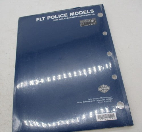 Harley Davidson Official Factory 2009 FLT Police Models Parts Catalog