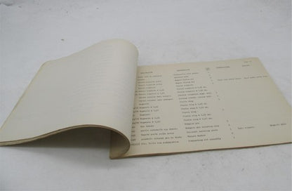 Bultaco Provisional 1970 Mk2 El Bandido Motorcycle Catalog Parts List