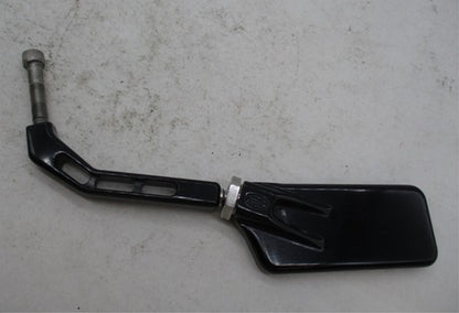Slotted Black Custom Rectangular Right Side Rear View Custom Chopper M