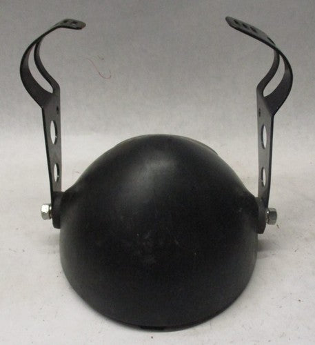 Harley Black Headlight Bucket 6" with Mounting Bracket Custom Chopper