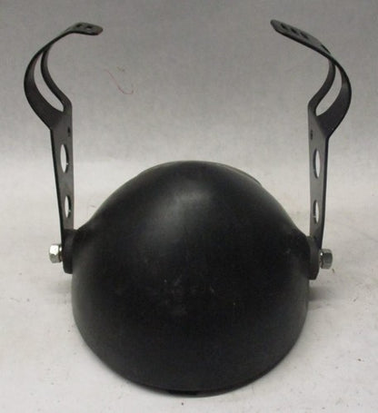 Harley Black Headlight Bucket 6" with Mounting Bracket Custom Chopper