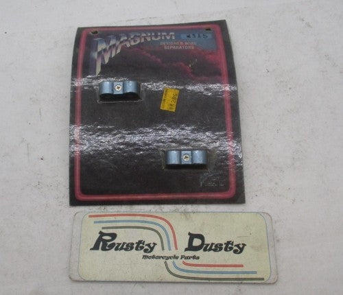 Harley Davidson Magnum Motorcycle Bracket Blue Designer Wire Separator