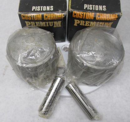 Pair of Harley Davidson Custom Chrome .040 Pistons 56-089