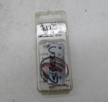 Universal Motorcycle Green Chrome LED Marker Light  Wiring #114