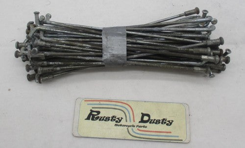 Lot of 40 Harley Davidson Wheel Rim Spokes and Nipples 9" Long