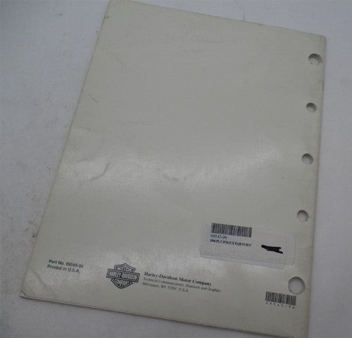 Harley Davidson Official NOS 1996 POLICE Models Part Catalog Supplemen