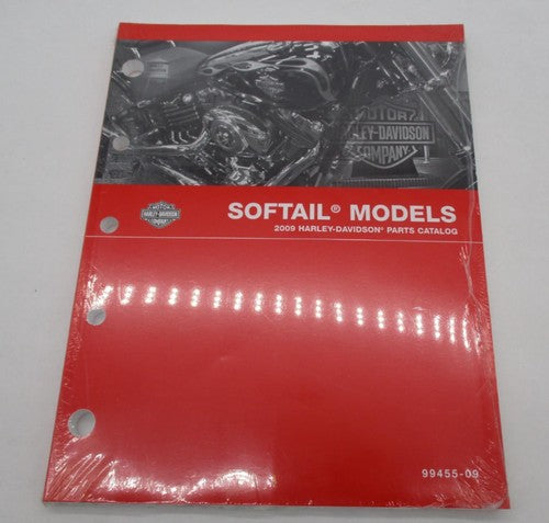 Harley Davidson Official Factory 2009 Softail Models Parts Catalog 994