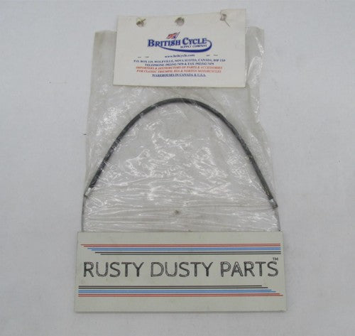 British Cycle BSA Triumph J Box To Right Carburetor Cable 12" 1969+ 45