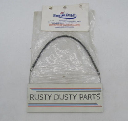 British Cycle BSA Triumph J Box To Right Carburetor Cable 12" 1969+ 45