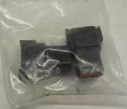 Lot of (2) Harley Davidson Genuine 8 Way Black Pin Housings 74108-98BK