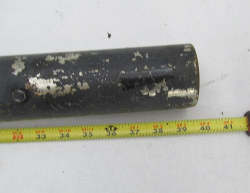 Vintage Triumph BSA British Motorcycle Black 2-into-1 Exhaust w/ Heade