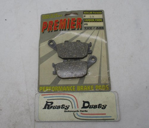 Premier NOS Motorcycle Brake Pads Pad Set Part # P59 Honda Application