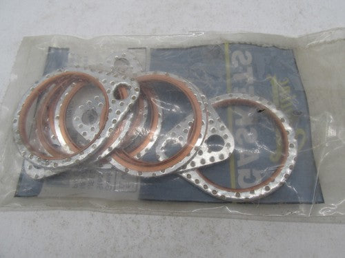 Lot of 7 Harley Steel Core Exhaust Pipe to Cylinder Head Gasket JGI 65