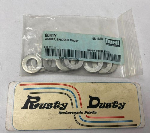 Harley Buell Genuine Sprocket Mount Washers 6061Y Lot (10)