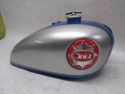 Original Repainted BSA Blue Silver Catalina Gas Fuel Tank Gold Star w/