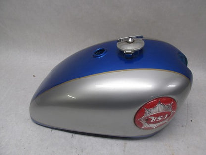 Original Repainted BSA Blue Silver Catalina Gas Fuel Tank Gold Star w/