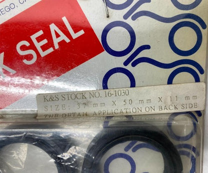 K&S Fork Seals 37x50x11 KS1030 16-1030